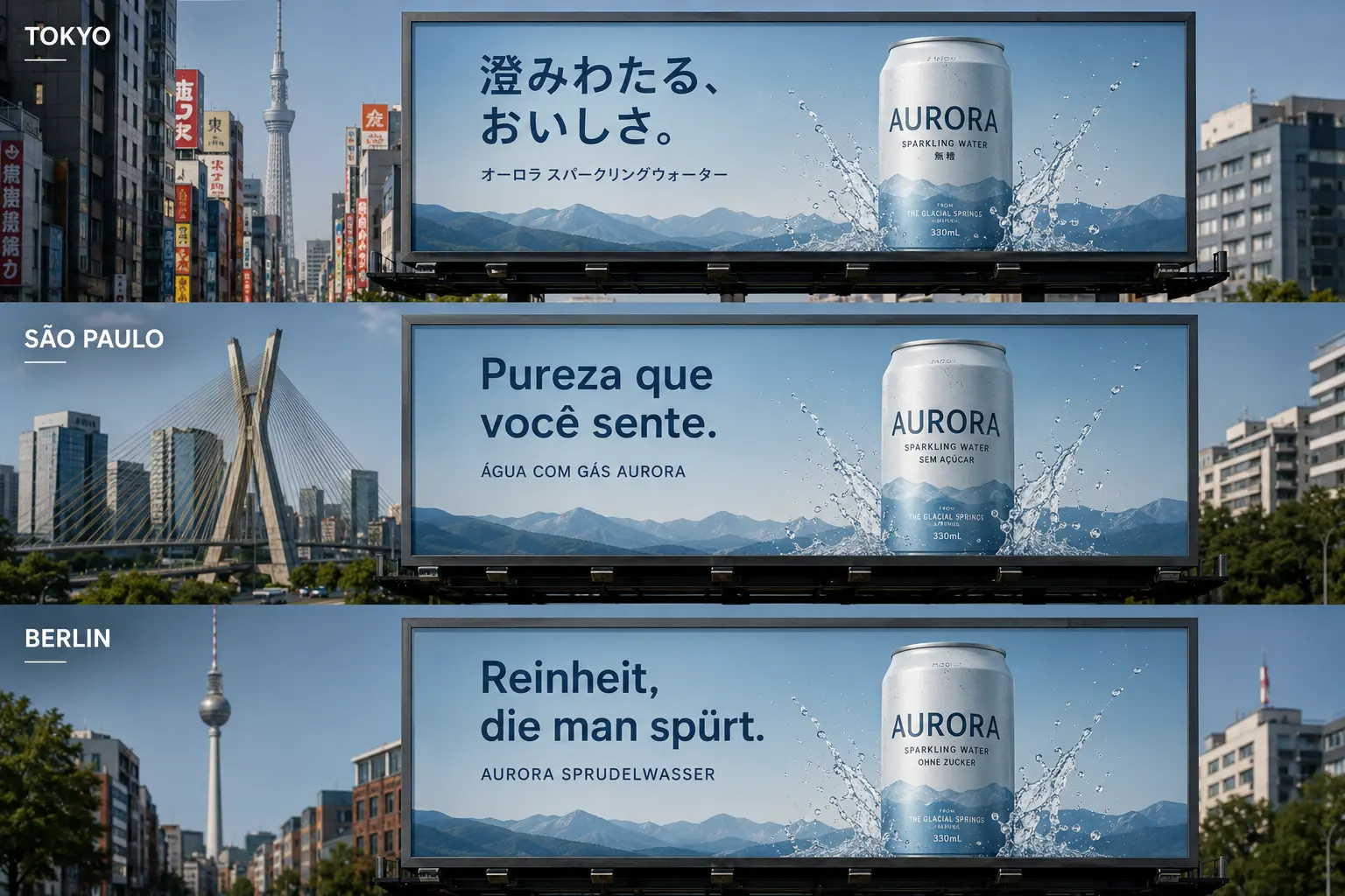 Localized billboard set