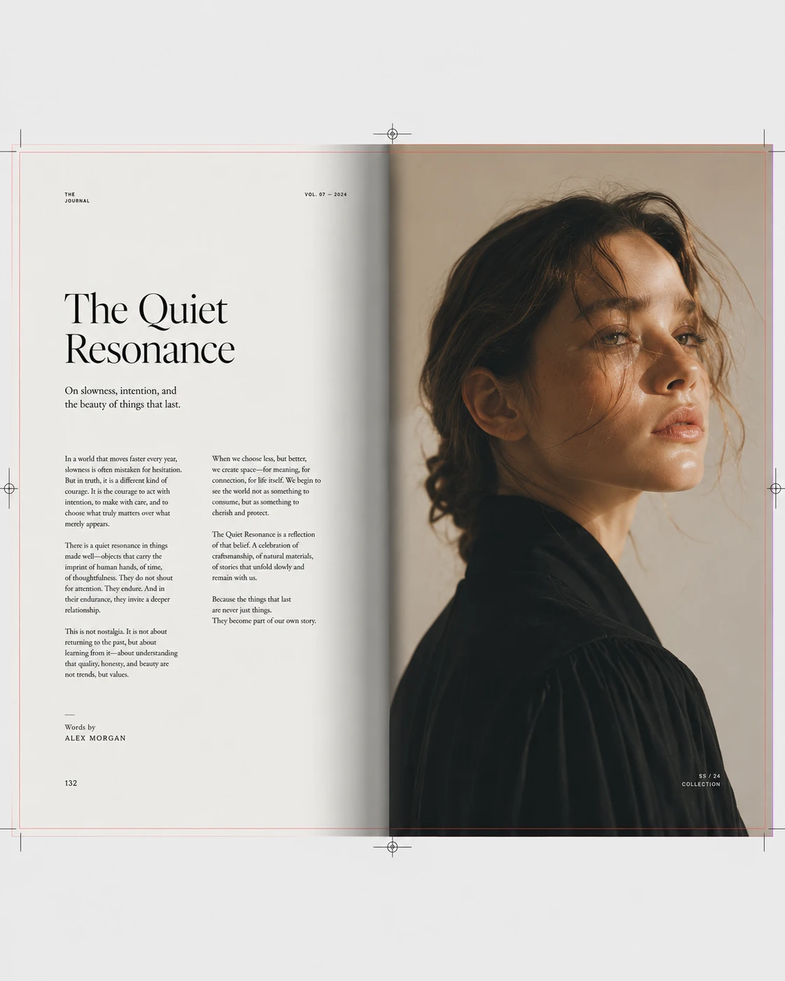 Magazine double-spread