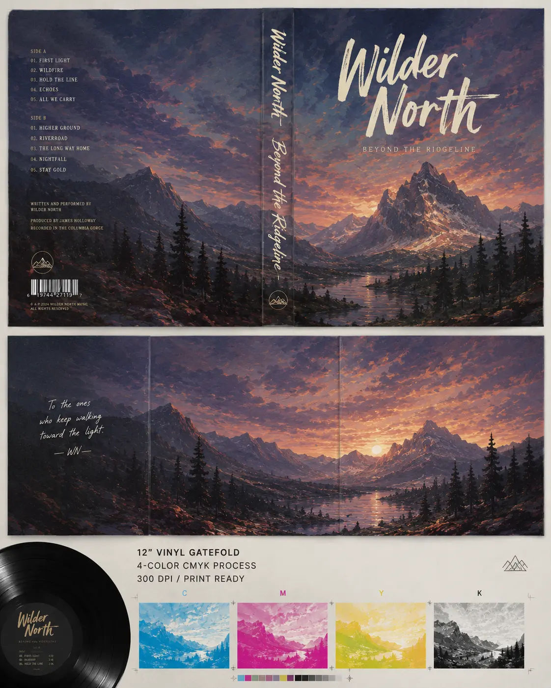 Vinyl gatefold artwork