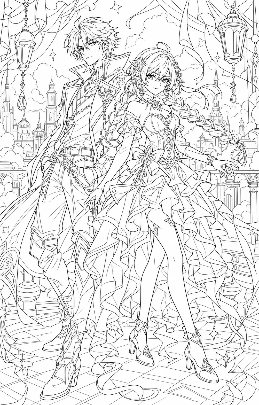 AI Coloring Page Generator — Printable Line Art