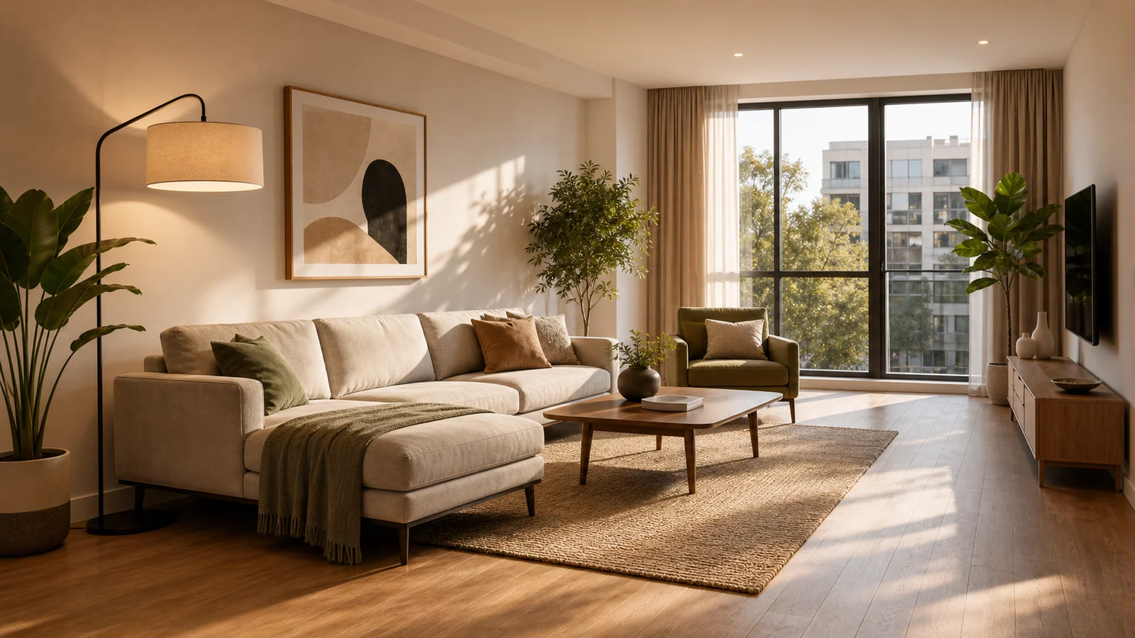 Travel or real estate image extended into a wide website hero