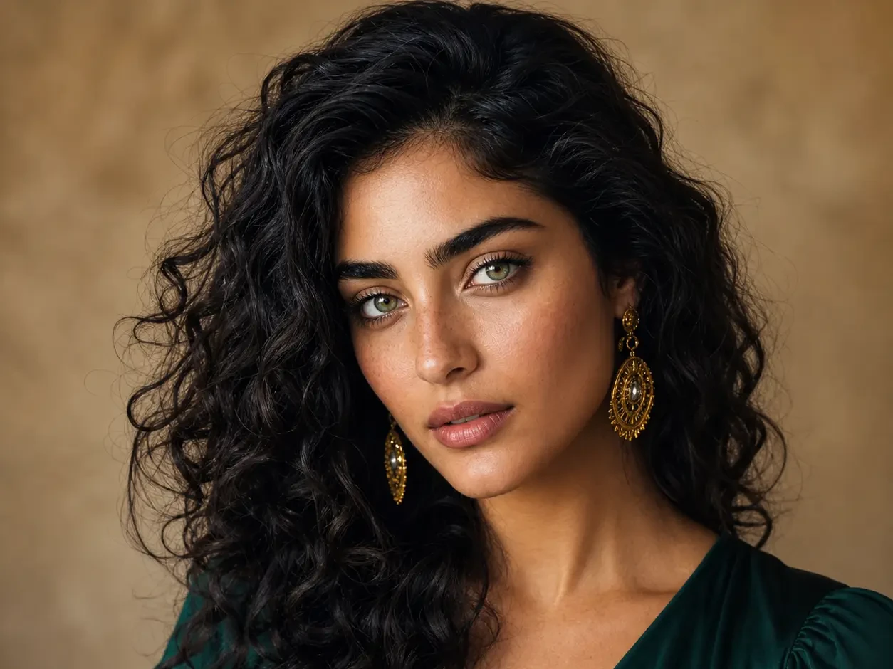 Web thumbnail upscaled with face enhancement for a portrait
